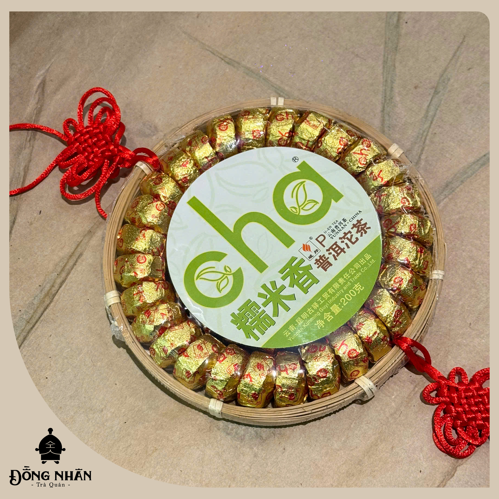 Trà Phổ Nhĩ Nếp - Thương hiệu Cha (Nguyên Mẹt)